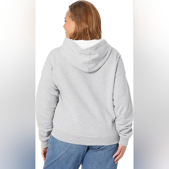 Champion Full Zip up Gray Sweatshirt Powerblend Hoodie Plus 2X New NWT Gift - Picture 2 of 12